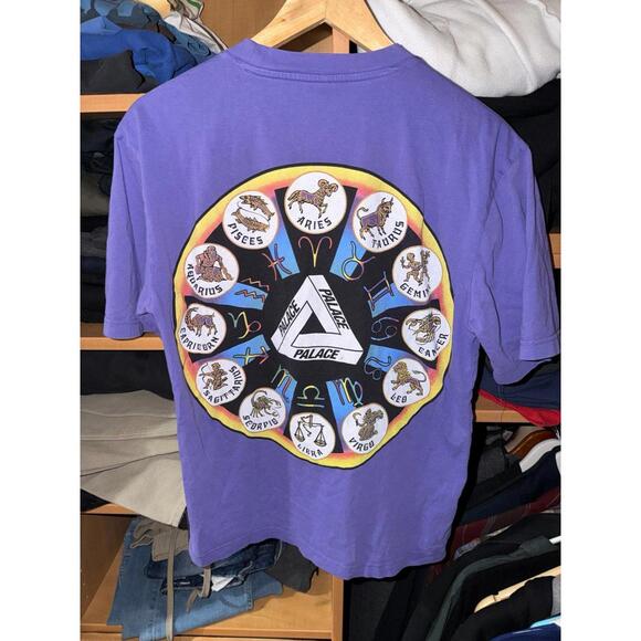 Palace 2017 Zodigac T-Shirt Purple Mens SM Vintage Y2K 90s Rare